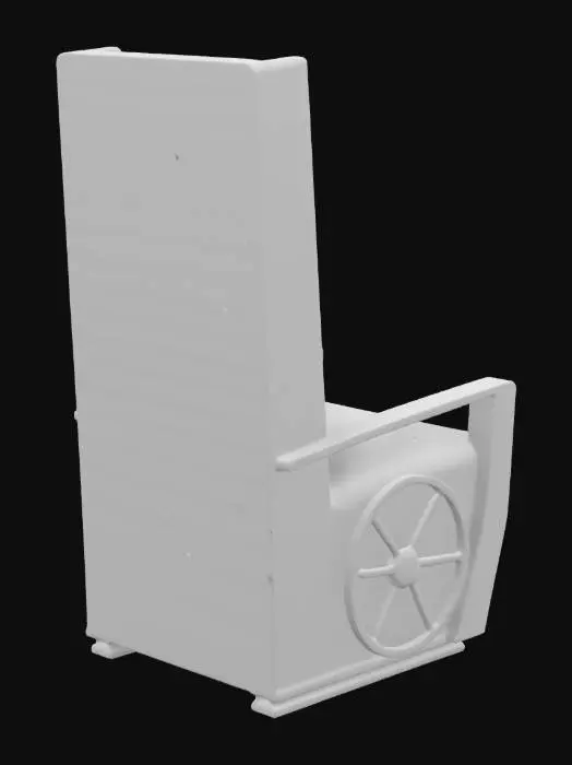 3D model for worlds first massage chair ever