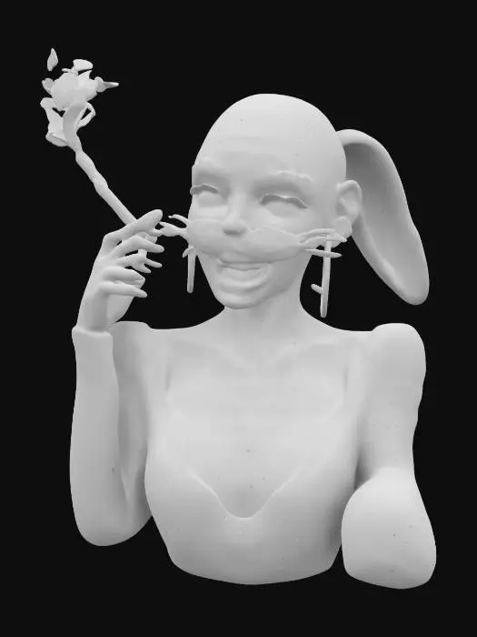 3D model for Neon Bunny Vision
