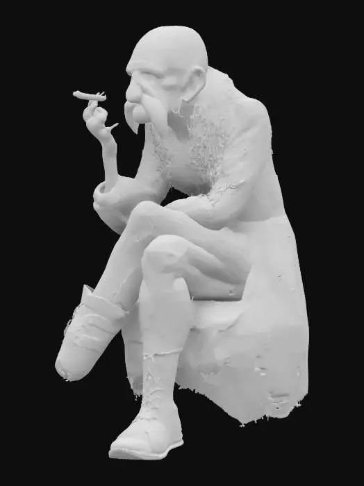 3D model for The Enigmatic Smoker