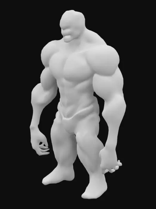 3D model for Titanic Mec WolF Human