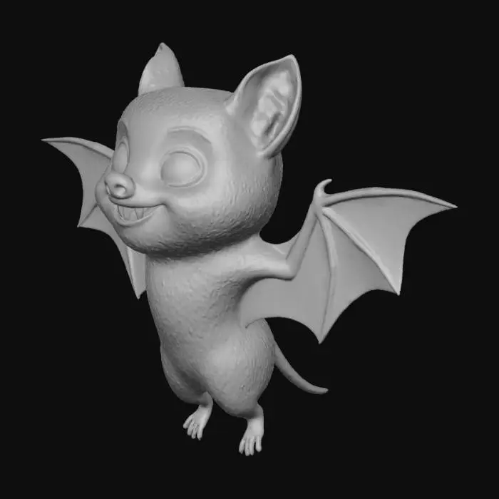 3D model for Happy Bat Flying, #Halloween2025#