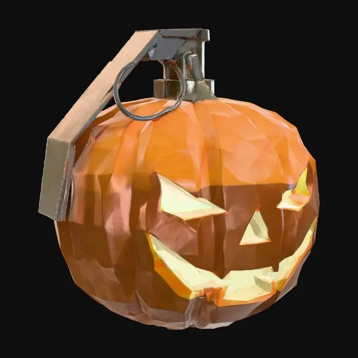3D model for Pumpkin Grenade