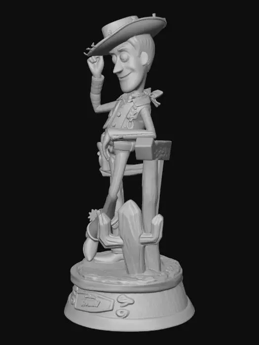 3D model for Cowboy Figurine Display