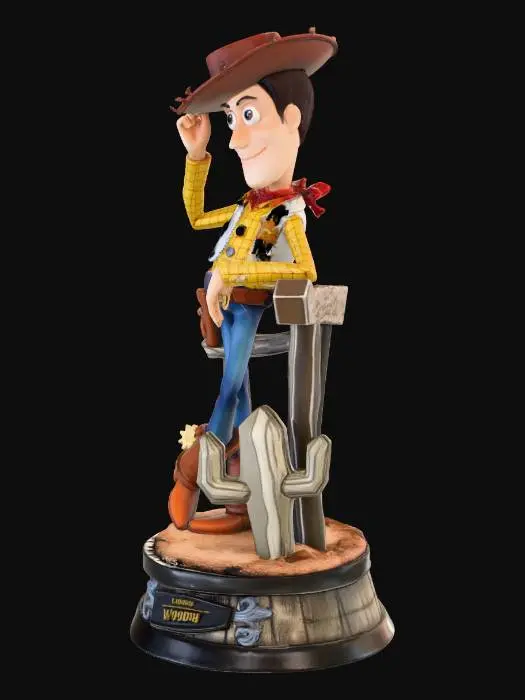3D model for Cowboy Figurine Display