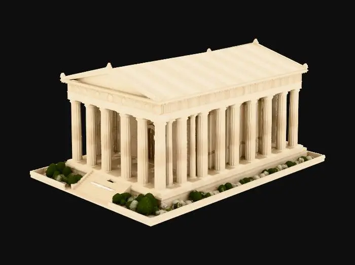 3D model for Ancient Temple Structure