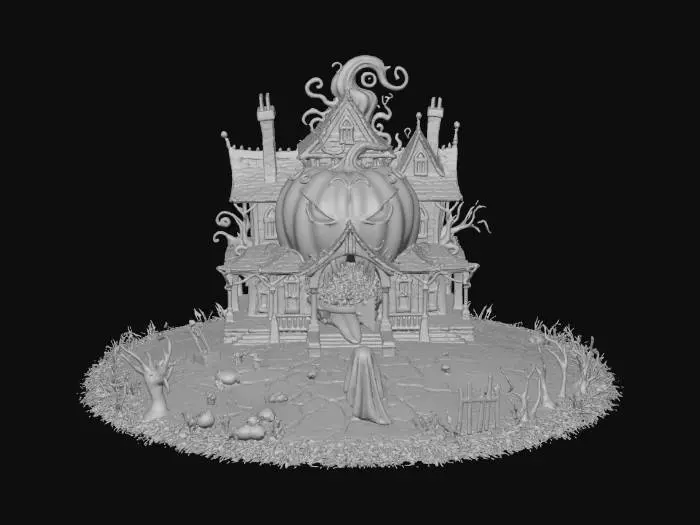 3D model for Haunted Harvest Manor