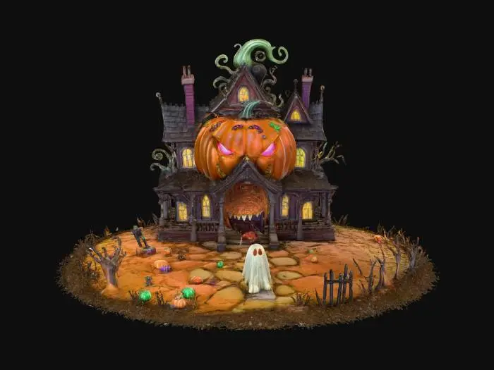 3D model for Haunted Harvest Manor