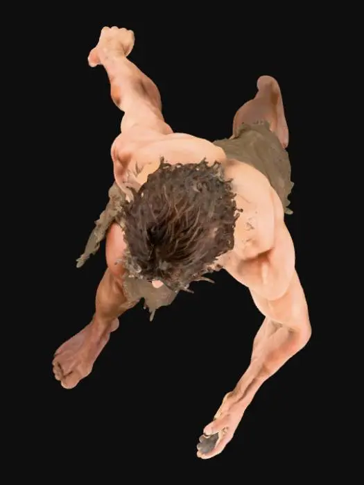 3D model for Stone Age Warrior