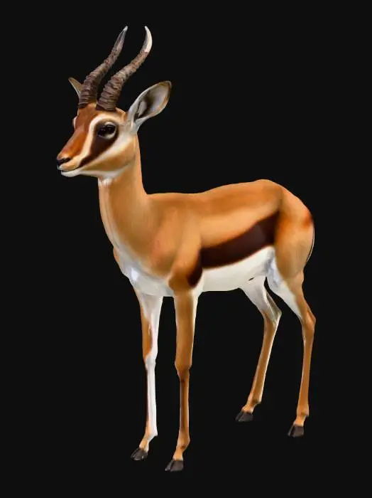 3D model for Graceful Gazelle