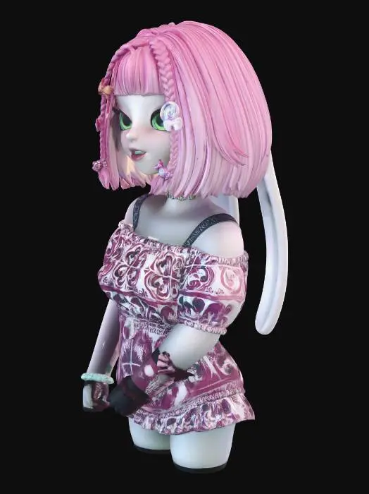 3D model for apoki Pastel Dream Doll