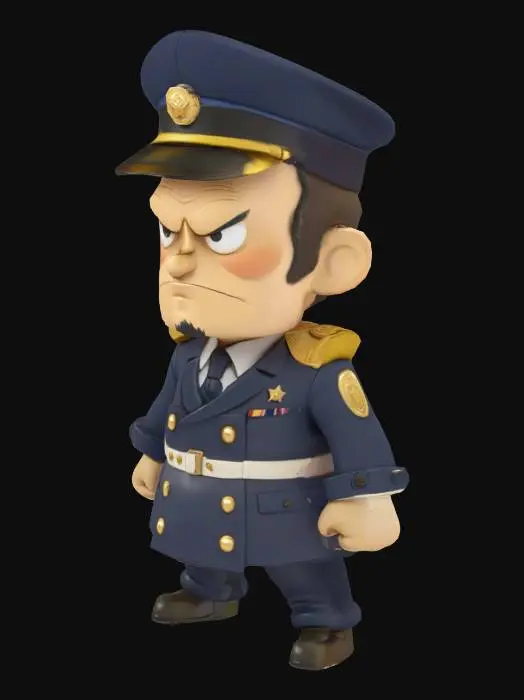 3D model for Admiral Grumpington front view