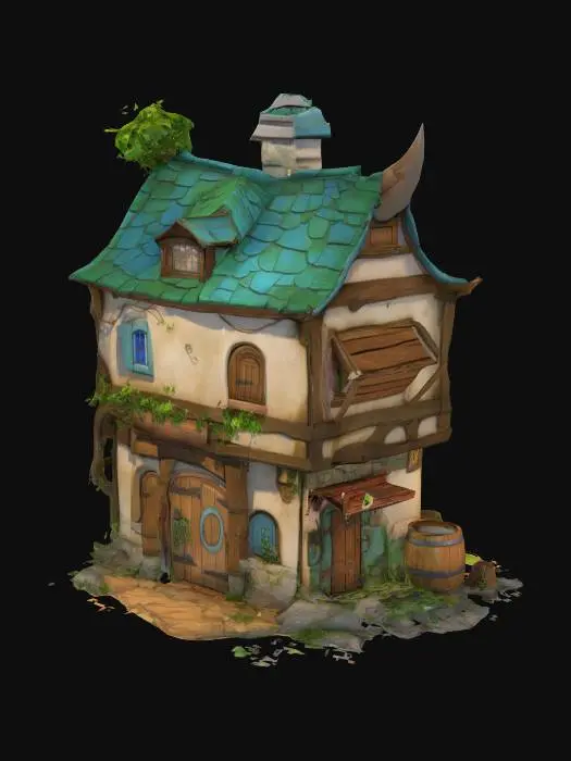 3D model for Enchanted Cottage