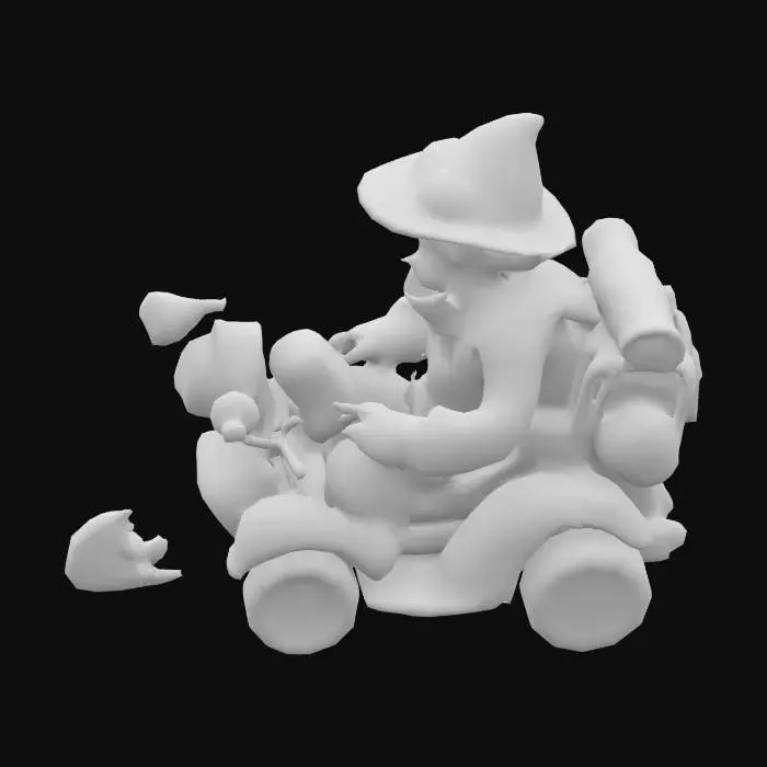 3D model for Adventurous Scooter Ride