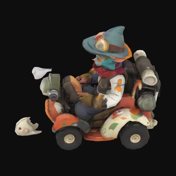 3D model for Adventurous Scooter Ride
