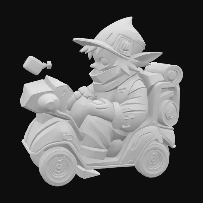 3D model for bike gu