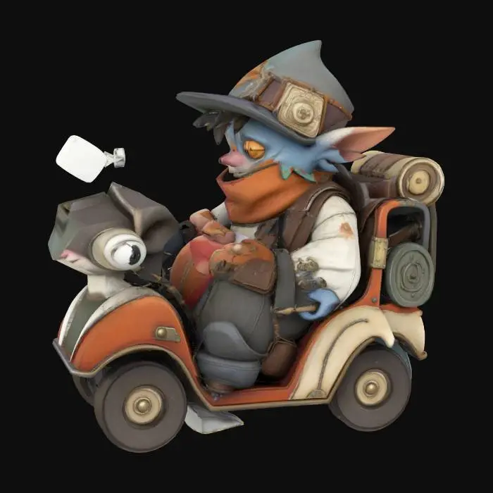 3D model for bike gu