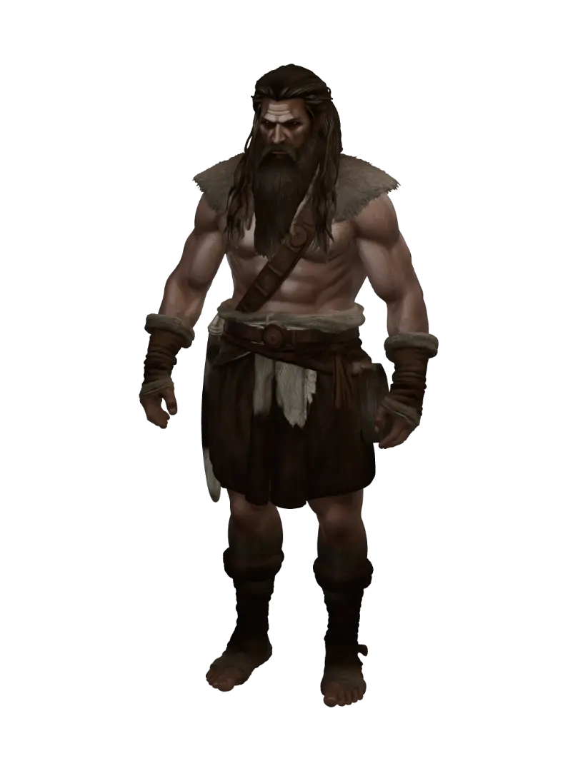 Ein sehr detailliertes und realitätsgetreues 3D-Modell eines prähistorischen… - Rigging 3D model, vytvořený pomocí AI