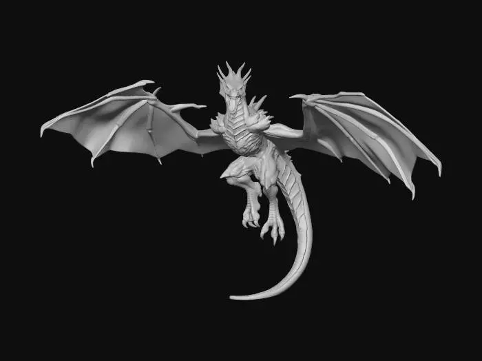 3D model for Crimson Dragon