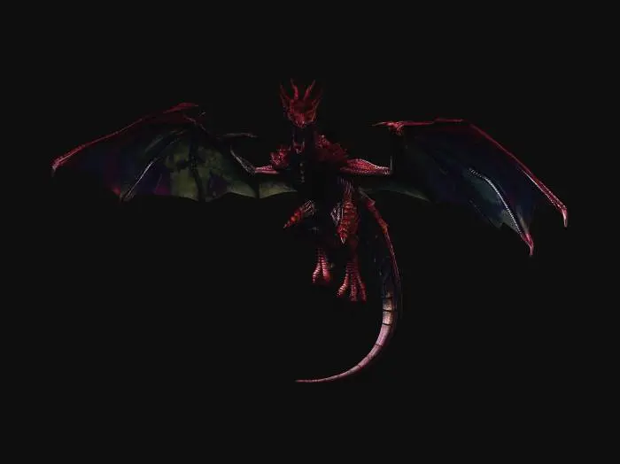 3D model for Crimson Dragon