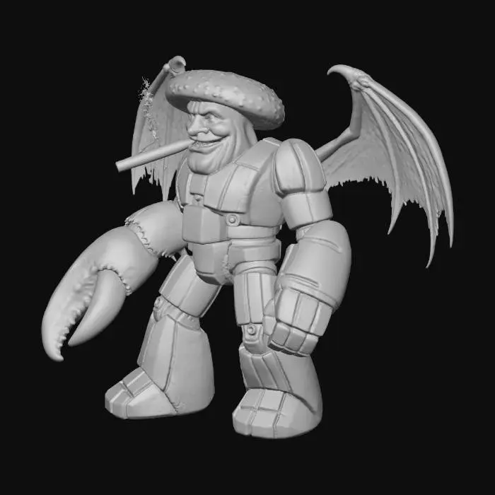3D model for Ironclad Clown of the Forest