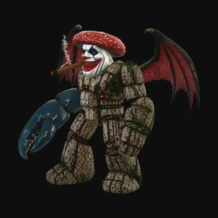3D model for Ironclad Clown of the Forest