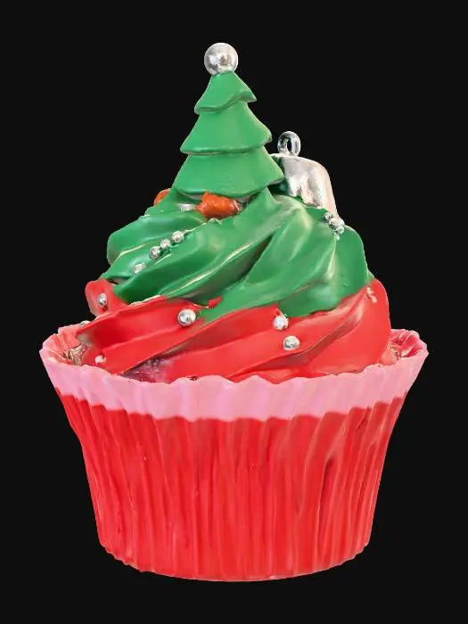 3D model for cupcake christmas, #Christmas2025#