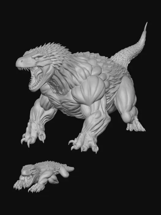 3D model for The Bear-Mosa-Rex