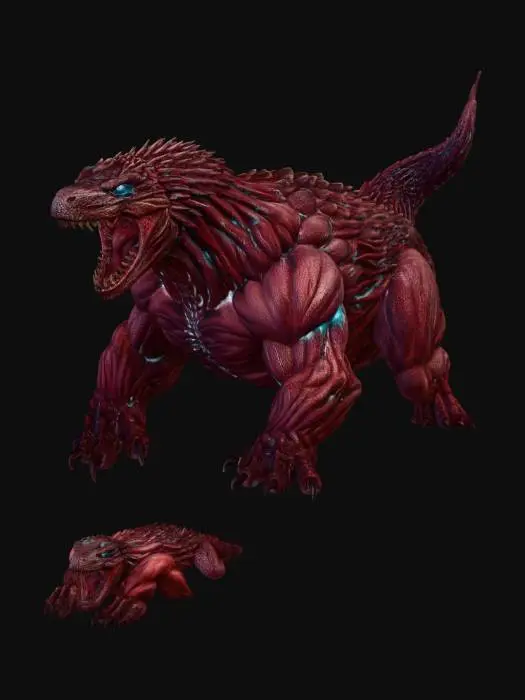 3D model for The Bear-Mosa-Rex