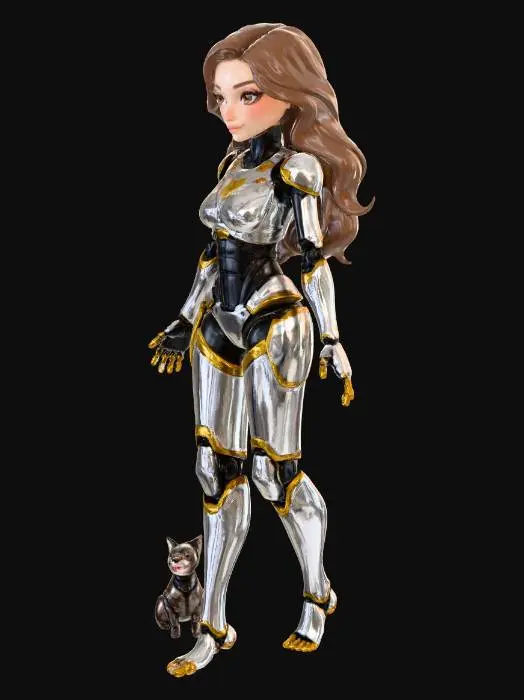 3D model for Futuristic Companions