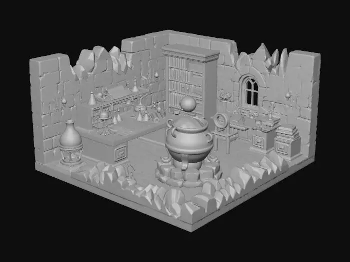 3D model for Alchemy Chamber