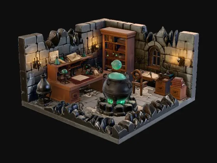 3D model for Alchemy Chamber