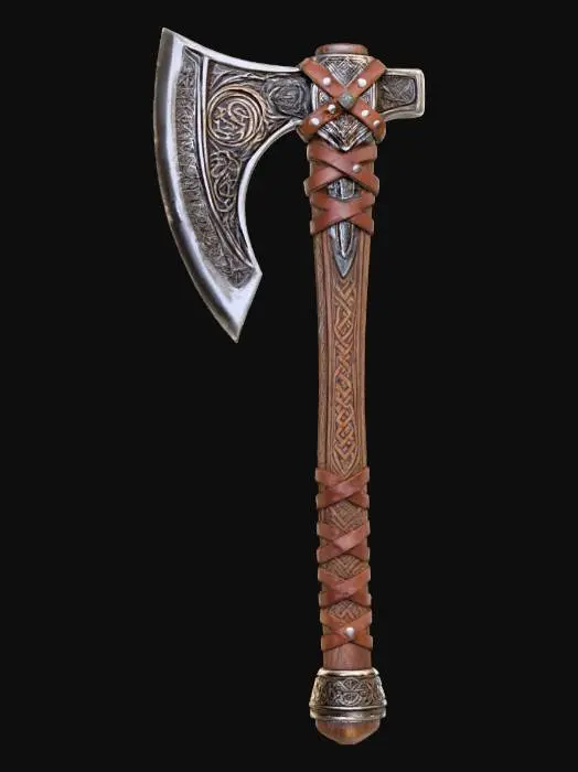 3D model for Mythical Rune Axe