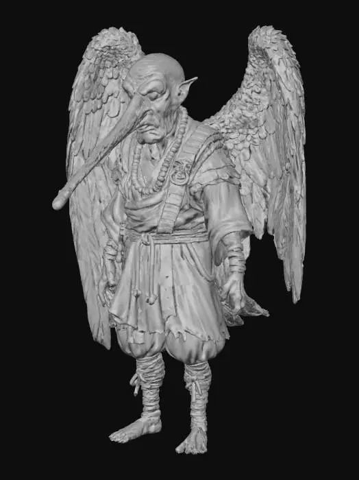 3D model for Tengu Spirit, #villain#