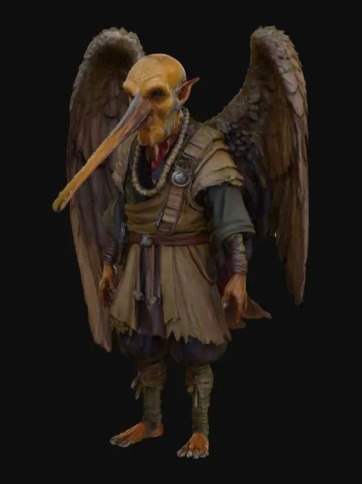 3D model for Tengu Spirit, #villain#