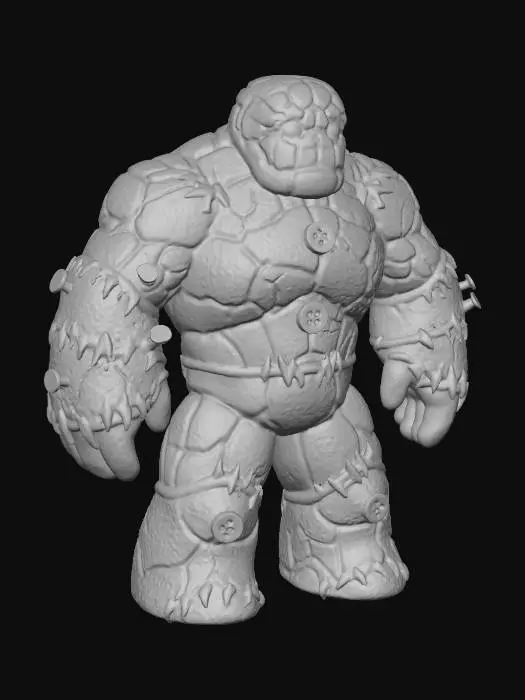 3D model for Lava Cookie Golem, #Christmas2025#