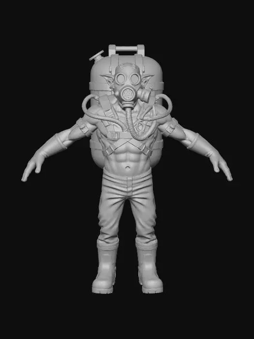 3D model for Goblin Diver, #Christmas2025#