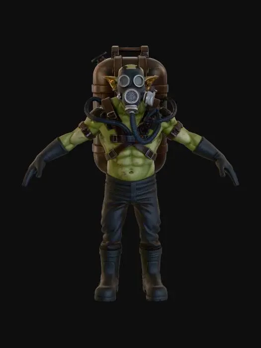 3D model for Goblin Diver, #Christmas2025#