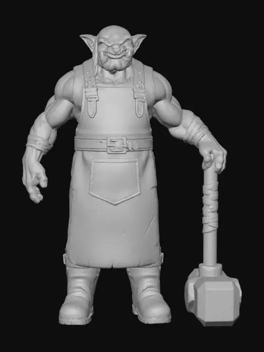 3D model for Orc Blacksmith, #Christmas2025#