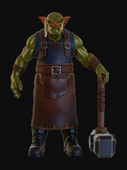 3D model for Orc Blacksmith, #Christmas2025#