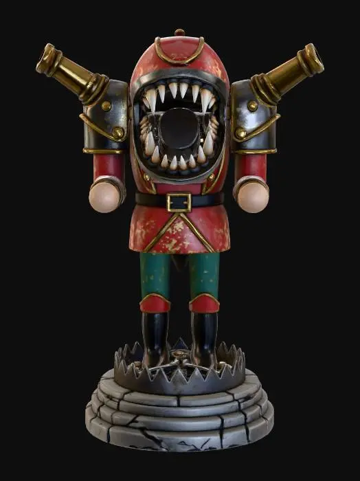 3D model for Nutcracker Menace, #Christmas2025#