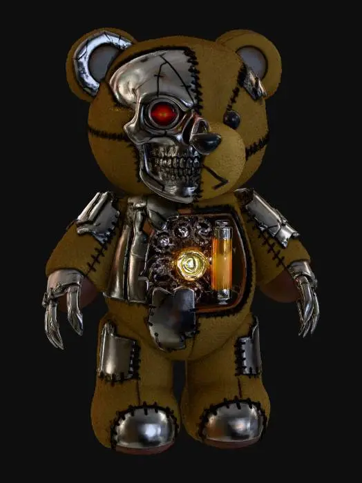 3D model for Cyber Teddy, #Christmas2025#