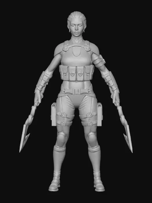 3D model for Crimson Assassin of the North, #Christmas2025#