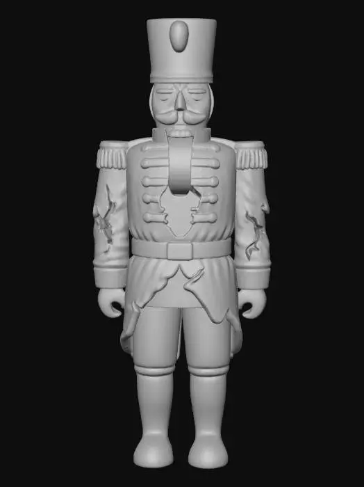 3D model for Golden Nutcracker, #Christmas2025#