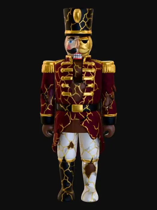 3D model for Golden Nutcracker, #Christmas2025#