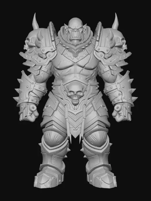3D model for Dark Warbringer Orc Lord