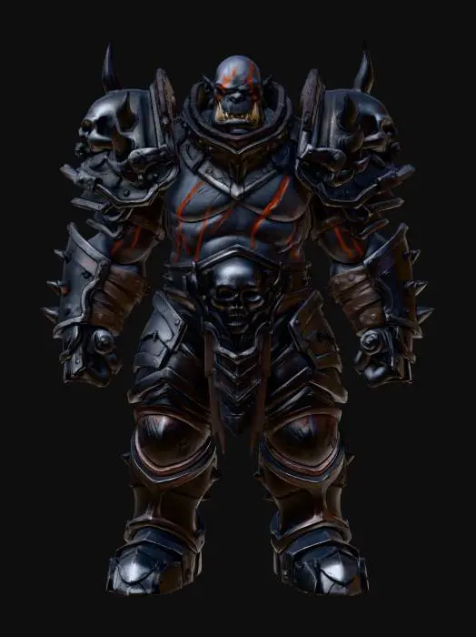 3D model for Dark Warbringer Orc Lord