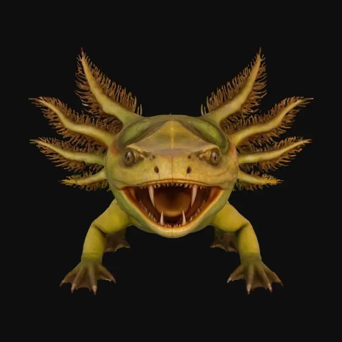 3D model for Vampire Axolotl, #Halloween2025#