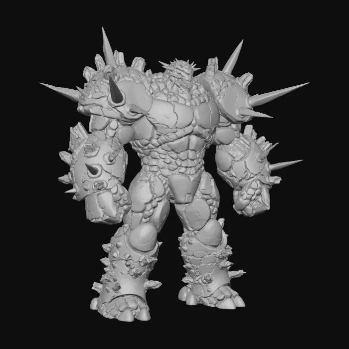 3D model for Peppermint Golem, #Christmas2025#