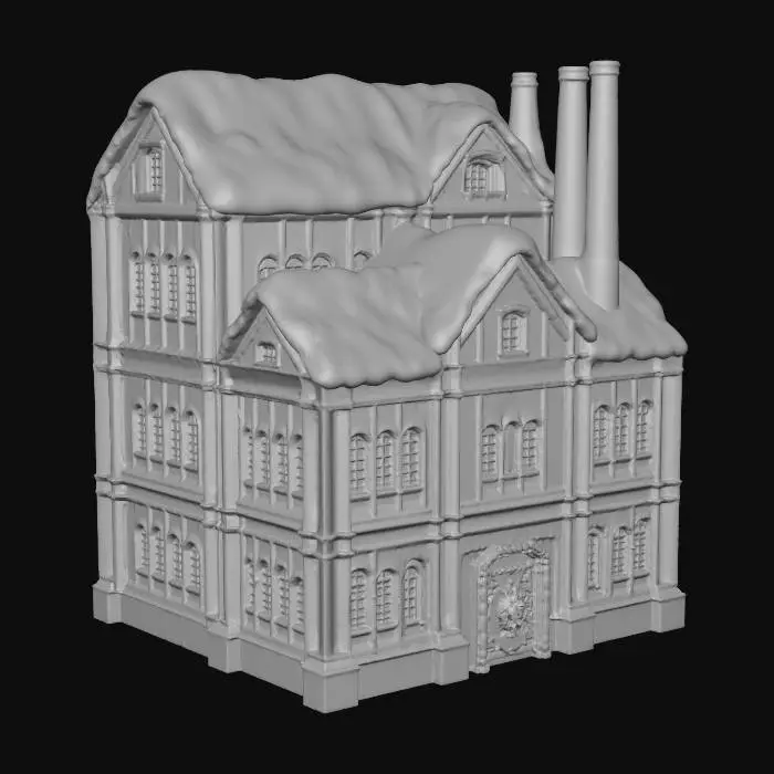 3D model for Winter Factory Model, #Christmas2025#