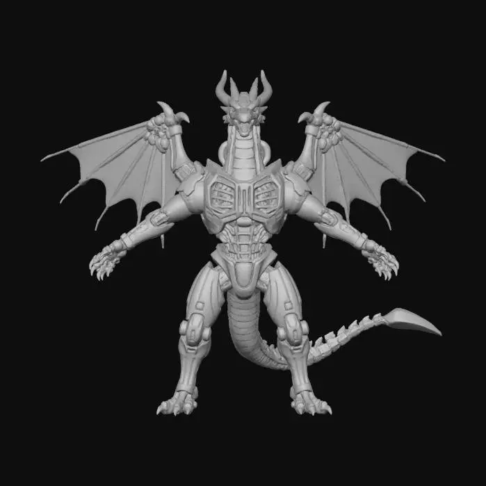 3D model for Mecha Dragon Unleashed, #Christmas2025#